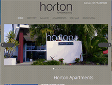 Tablet Screenshot of hortonresort.com